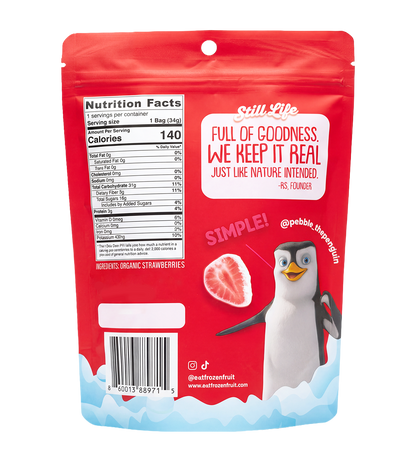Freeze Dried Organic Strawberries