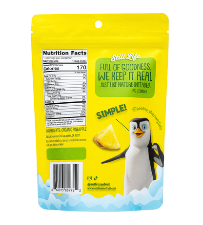 Freeze Dried Organic Pineapple